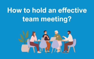 How to conduct an effective team meeting