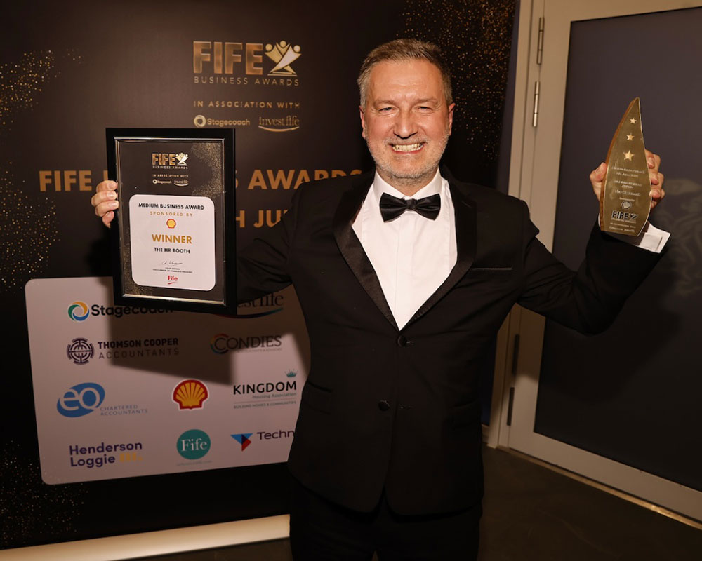 award winner fife business awards HR Agency Scotland