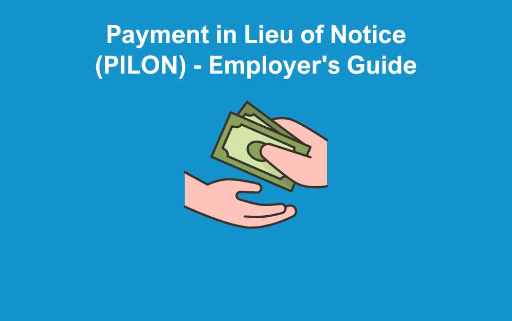 payment in lieu of notice